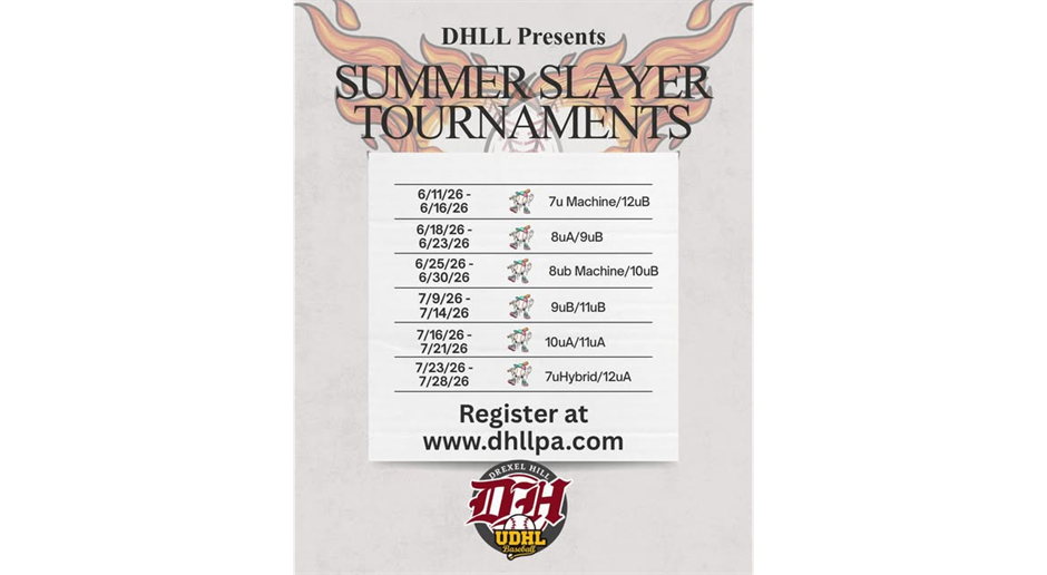 2026 Summer Slayer Registration is Open